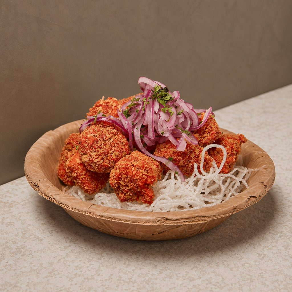 CRISPY PANEER BITES.